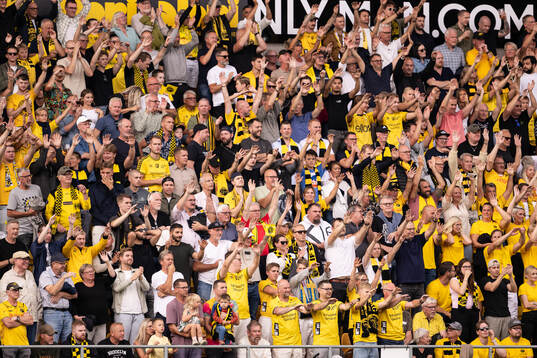 Spectators in the stands