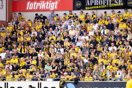 Spectators in the stands