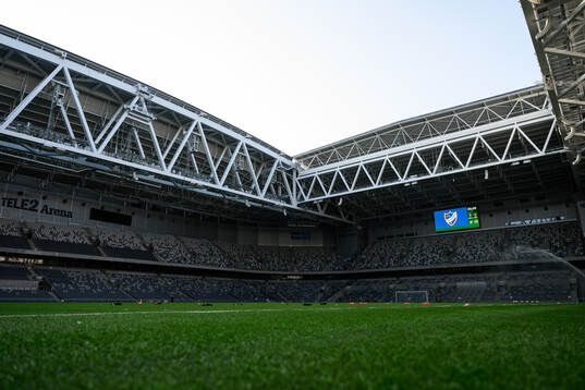 Interiör vy av Tele2 Arena