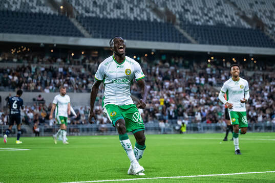 Hammarbys Ibrahima Breze Fofana jublar
