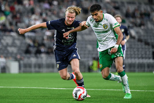 IFK Stocksunds Luca Treacy Kullenberg och Hammarbys