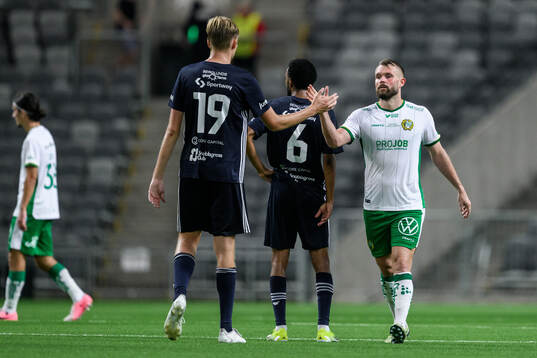 IFK Stocksunds Anton Wetterqvist och Hammarbys Mads Fenger