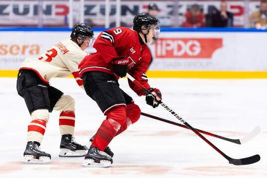 Malmö Redhawks Petter Vesterheim och Örebros Niklas