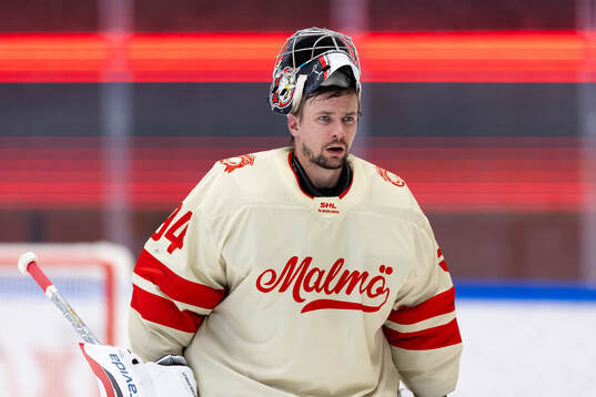 Malmö Redhawks målvakt Marek Langhamer