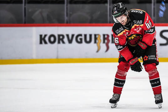Luleås Mathias Bromé har ont