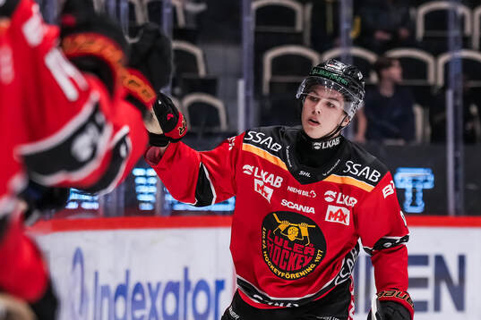 Luleås Isac Hedqvist jublar