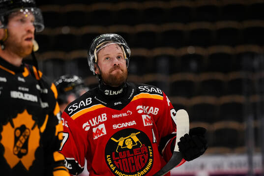 Luleås Linus Omark deppar