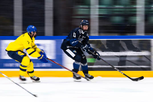 Victor Blårand of Sweden and Wilmer Kallio of Finland