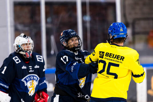 Jiko Laitinen of Finland and Max Isaksson of Sweden