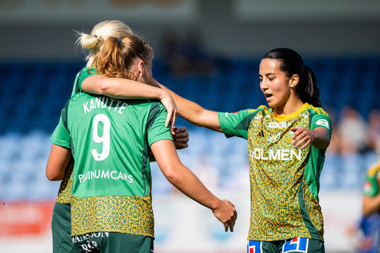 IFK Norrköpings Wilma Leidhammar, Sara Kanutte Fornes och