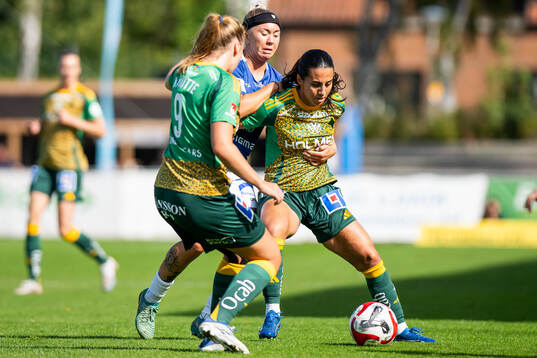 Trelleborgs Linnea Prambrant och IFK Norrköpings Vesna