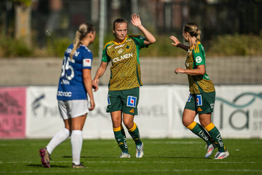 IFK Norrköpings Sara Kanutte Fornes jublar