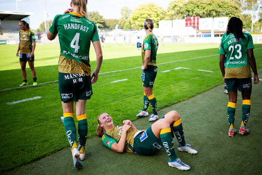 IFK Norrköpings Sara Kanutte Fornes jublar
