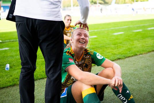 IFK Norrköpings Sara Kanutte Fornes jublar