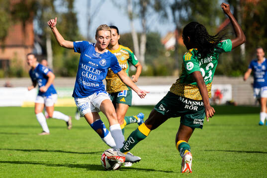 Trelleborgs Rio Strand och IFK Norrköpings Maya Aliyah