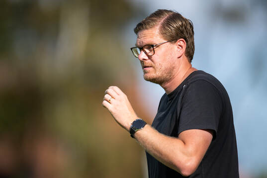 Trelleborgs tränare Joakim Felldin