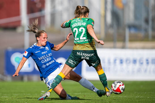 Trelleborgs Hanna Persson och IFK Norrköpings Fanny