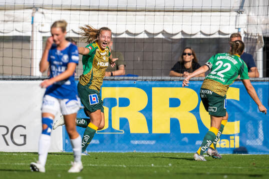 IFK Norrköpings Sara Kanutte Fornes jublar