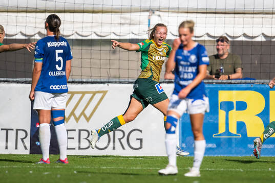 IFK Norrköpings Sara Kanutte Fornes jublar