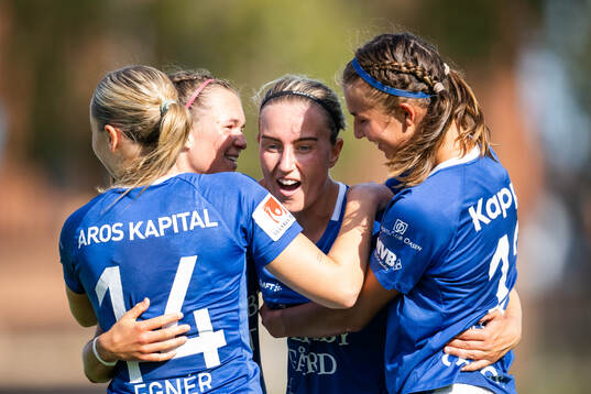 Trelleborgs Viktoria Persson jublar