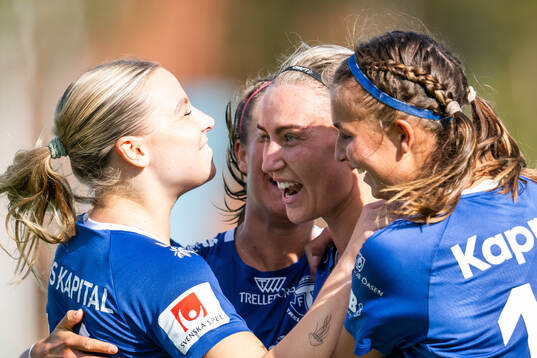 Trelleborgs Viktoria Persson jublar