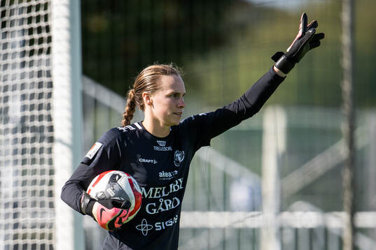 Trelleborgs målvakt Halle Elizabeth Mackiewicz