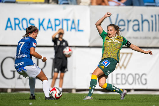 Trelleborgs Erica Persson Welin och IFK Norrköpings Fanny