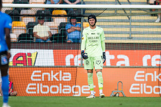 Mjällbys målvakt Noel Törnqvist