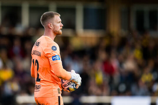 Halmstads målvakt Tim Erlandsson