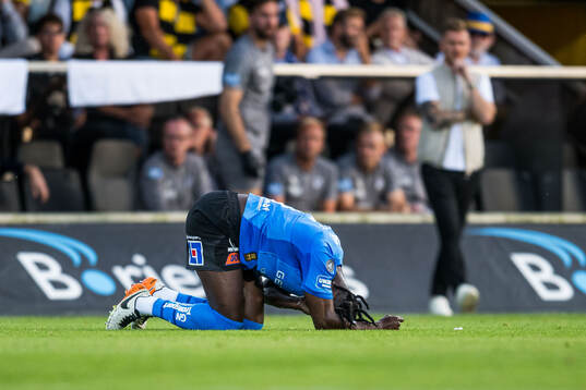 Halmstads Joseph Baffoe deppar