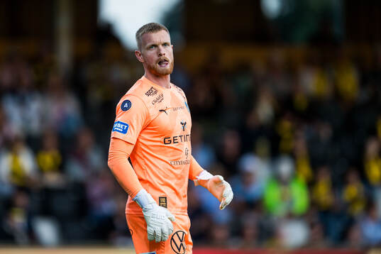 Halmstads målvakt Tim Erlandsson
