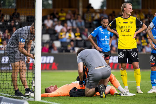 Halmstads målvakt Tim Erlandsson