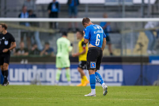Halmstads Joel Allansson deppar