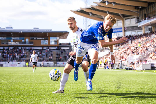 Örebros Erik Andersson och GIF Sundsvalls Hugo Aviander