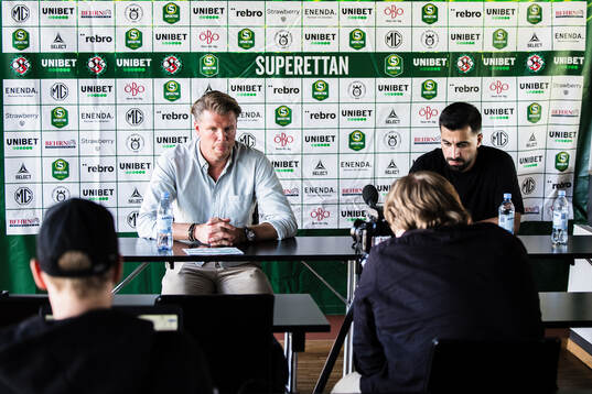 Örebros tränare Christian Järdler och GIF Sundsvalls