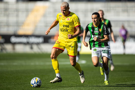 Kalmars Rasmus Sjöstedt och GAIS Amin Boudri