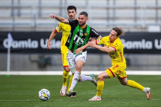GAIS Axel Norén och Kalmars Johan Karlsson