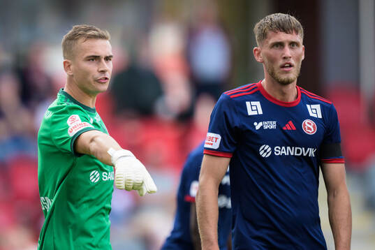 Sandvikens IFs målvakt Felix Jakobsson