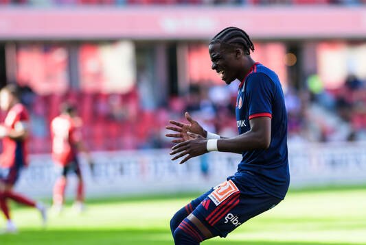 Sandvikens IFs Calvin Kabuye deppar