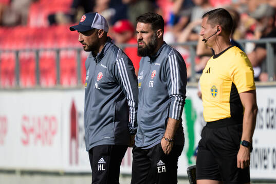 Sandvikens IFs huvudtränare Eldar Abdulic deppar
