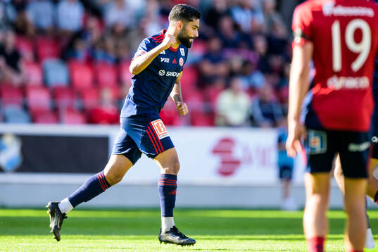 Sandvikens IFs Amin Al-Hamawi jublar