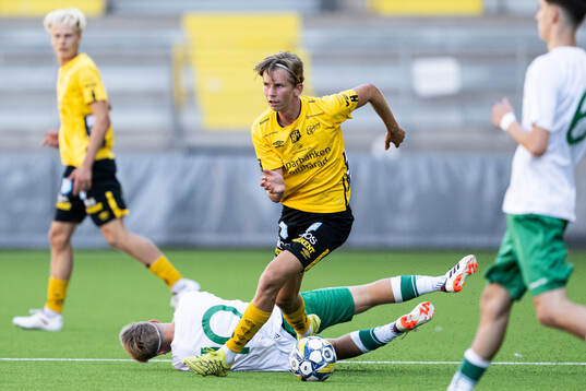under fotbollsmatchen i P17 Allsvenskan Södra mellan