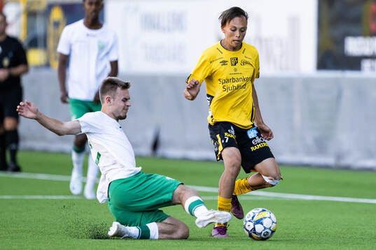 Hammarbys Oscar Frey och Elfsborgs Stig Karlsson