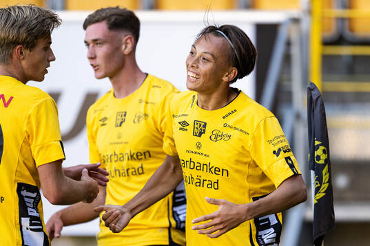 Elfsborgs Stig Karlsson jublar