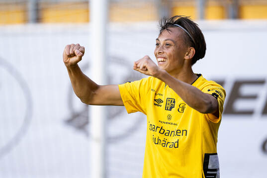 Elfsborgs Stig Karlsson jublar