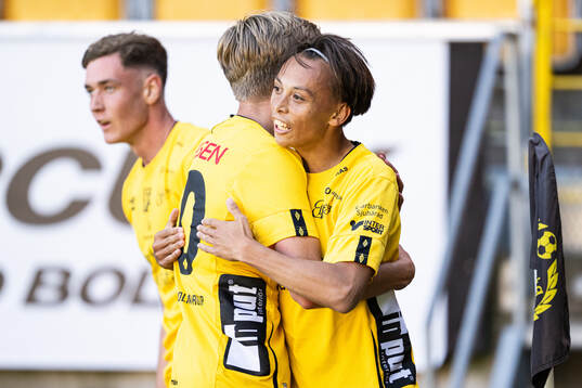 Elfsborgs Stig Karlsson jublar