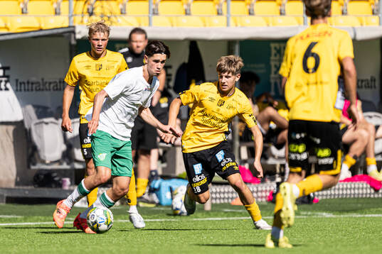 Hammarbys Berkay Gurcan och Elfsborgs Felix Strömberg