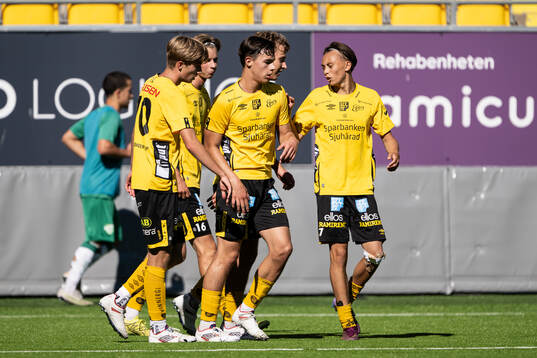 Elfsborgs spelare jublar