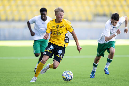 Elfsborgs Konrad Folkesson och Hammarbys Andrej Arsenovic