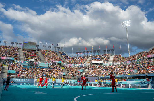 A handout photo made available by the Olympic Information
